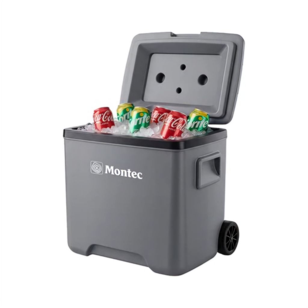 Montec Cooler Box Camping Cooler Box Pendingin Cooler Box Dengan Roda 30 Ltr