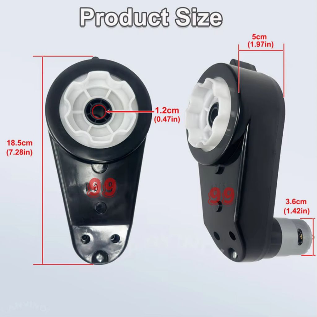 dinamo gearbox penggerak mobil aki remot anak 12v RS540 RS550 penggerak mobil aki motor aki PNB Exot