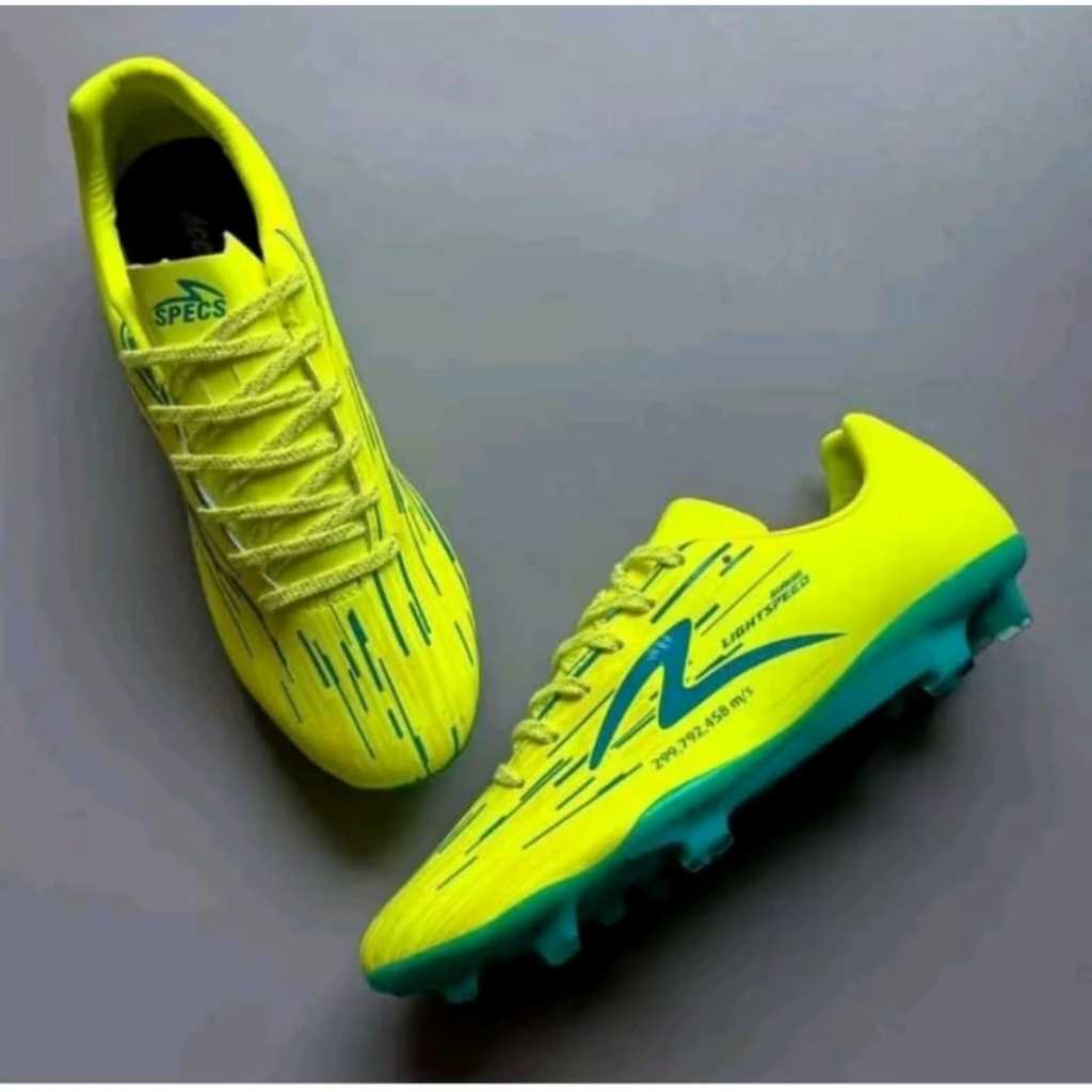 SEPATU SEPAKBOLA SPECS LIGHTSPEED REBORN HIJAU PREMIUM SEPATU BOLA SPECS RINGAN TERBARU TERMURAH TER