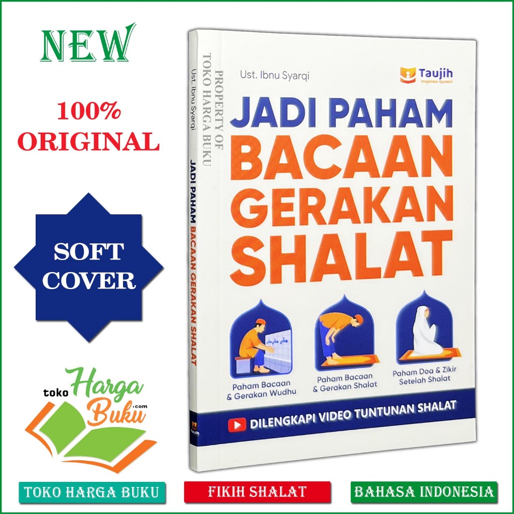 Foto Buku Saku Jadi Paham Bacaan Gerakan Shalat Praktis Panduan Tips Sholat Khusyuk Jalur Langit - Taujih