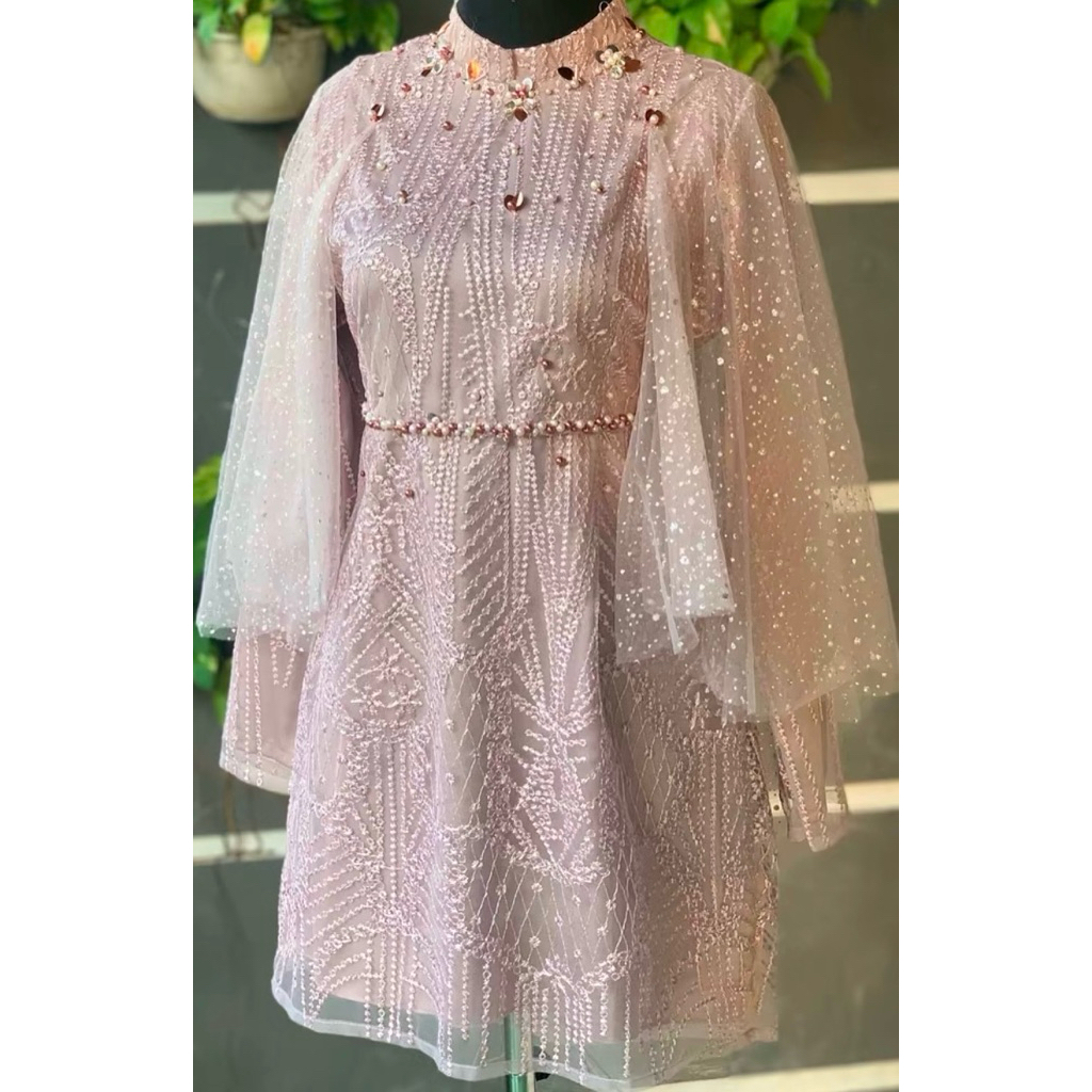 Baju kebaya pink dusty