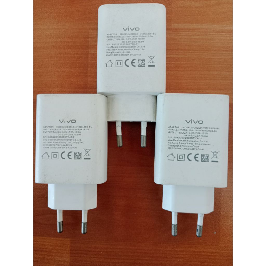 charger / adaptor ori copotan vivo 15watt