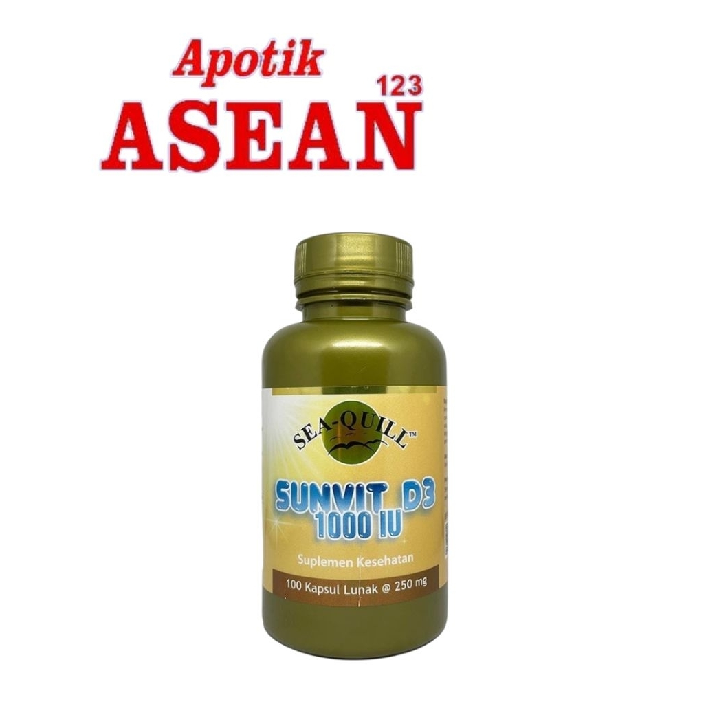 SeaQuill SunVit D3 1000IU isi 100 softgel