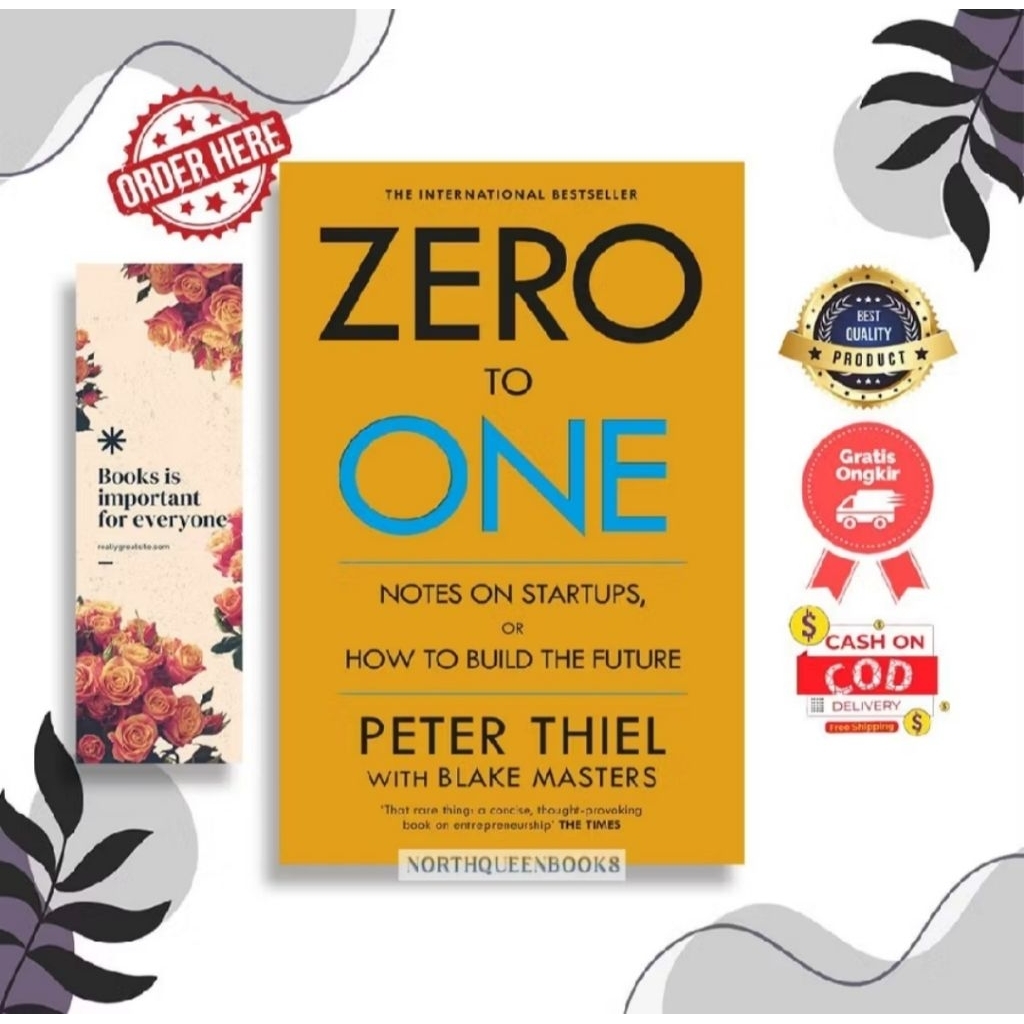 buku preloved ZERO TO ONE - Peter Thiel