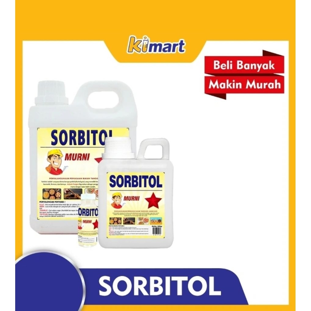 SORBITOL pemanis cair  food grade HALAL MUI bahan makanan sorbitol
