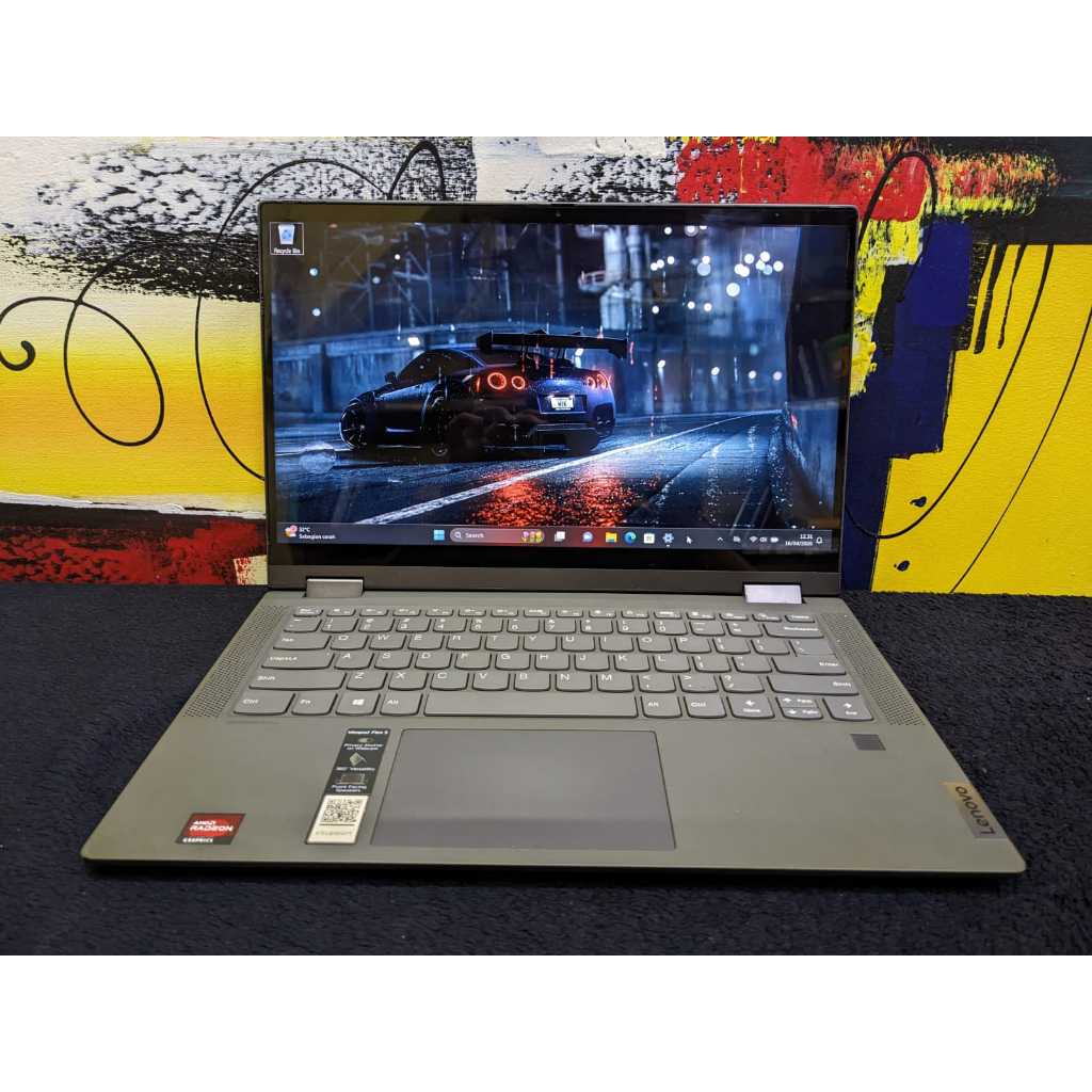 Laptop 2in1 Lenovo Ideapad Flex 5 Ryzen 3 4300U 4/128 Slim Touch Siap Pakai