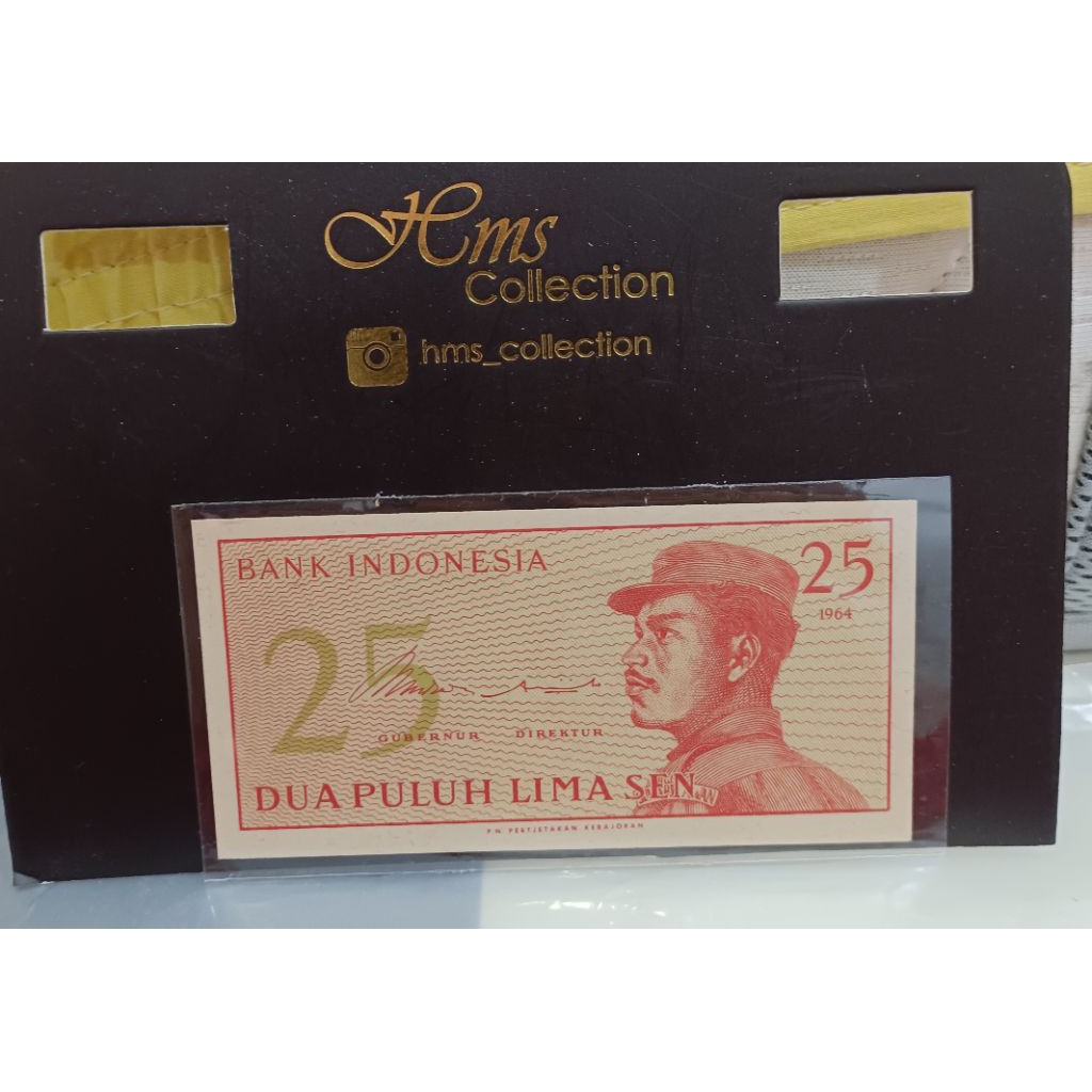 Uang kuno pecahan sen Indonesia UNC