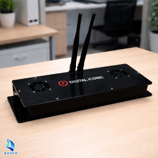 Case Box Akrilik Elektronika – Box Akrilik Premium + Cooling Fan | Custom Project Electronic