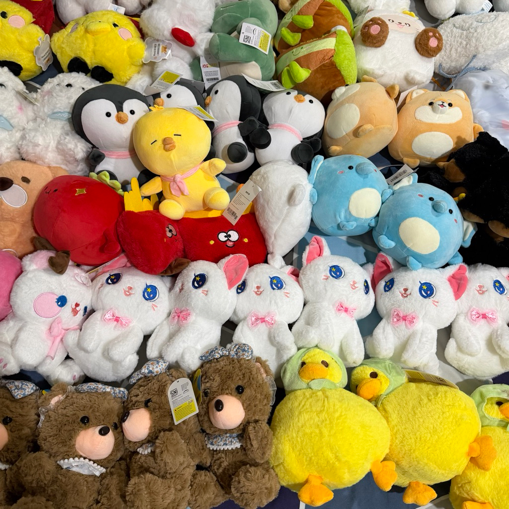 Boneka capit ohsome / kkv / beruang / gajah / kucing / kelinci / koala / anjing / babi / capybara / 