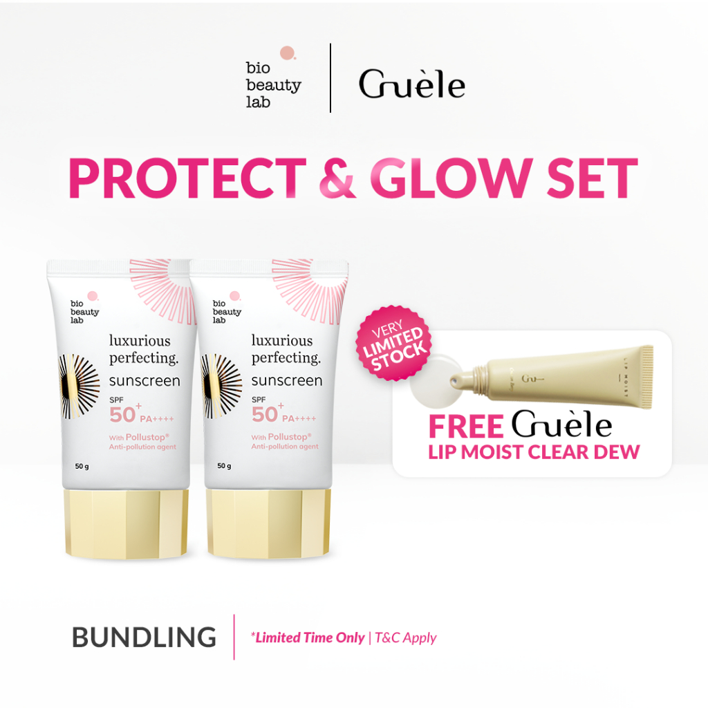 [BIO BEAUTY LAB x GUELE] Bio Beauty Lab Protect & Glow Set | Luxurious Perfecting Sunscreen SPF 50+ 