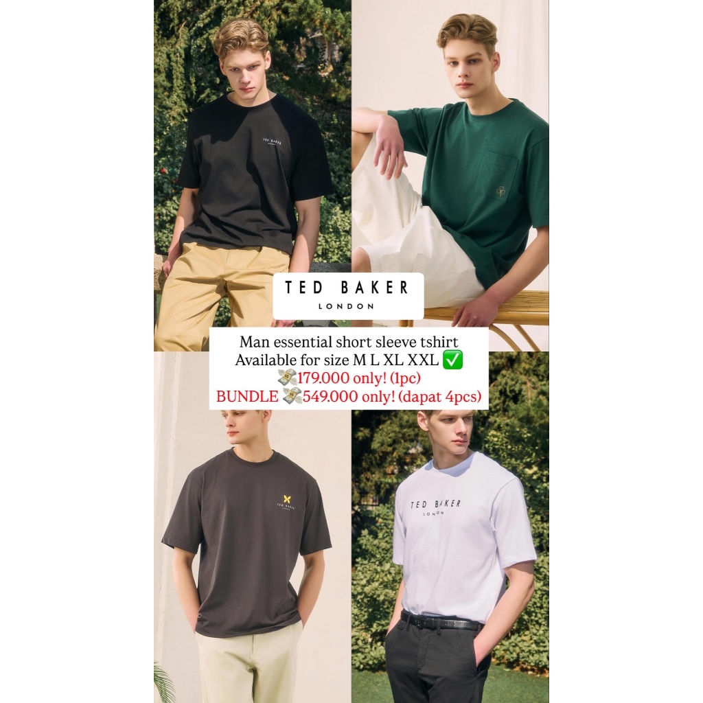 [PO KOREA] TED BAKER MAN ESSENTIAL SHORT SLEEVE TSHIRT