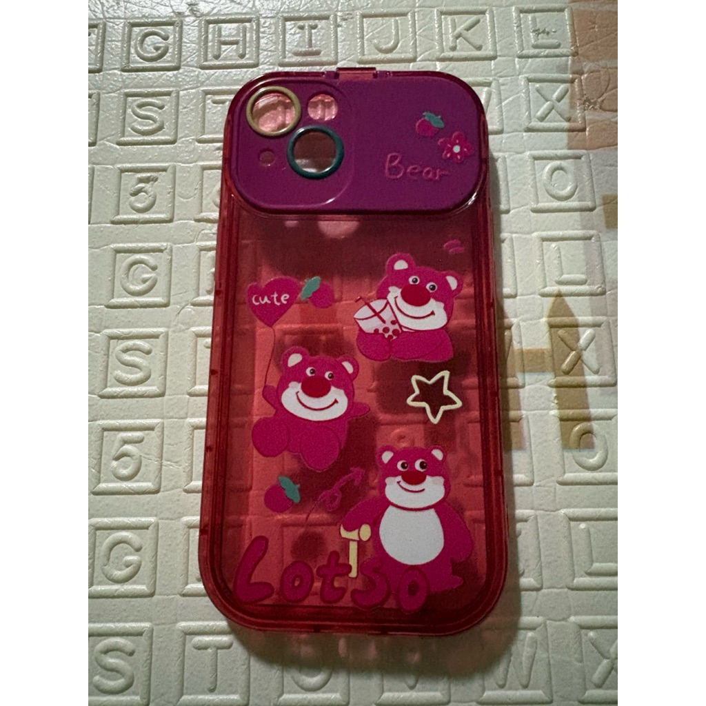 Preloved. BEAR PINK CASE IPHONE 13