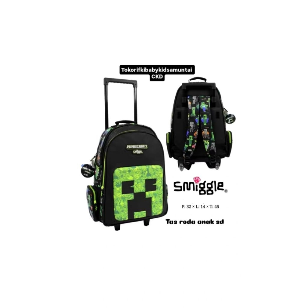Smiggle Tas Anak Sekolah /Tas Sekolah Anak Cowok/Tas Koper