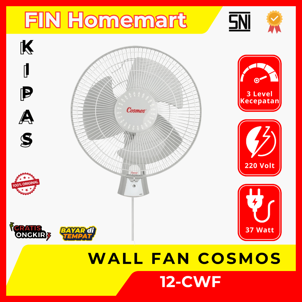 Kipas Angin Dinding Cosmos 12 CWF - 12CWF Wall Fan Cosmos