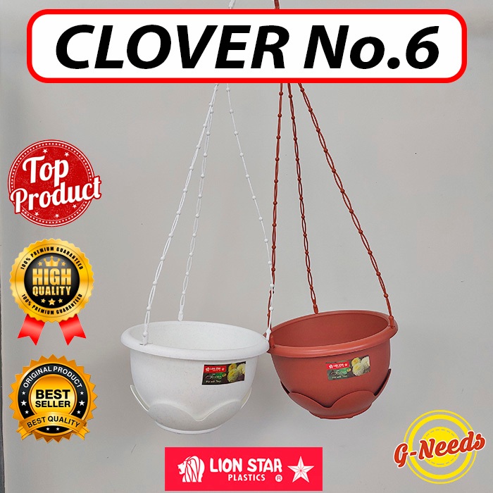 Pot Gantung / Pot Bunga Gantung CLOVER No 6 Lion Star