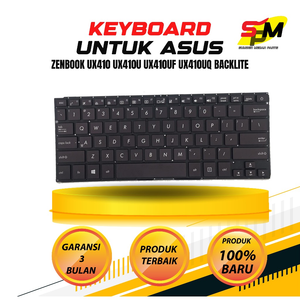 Keyboard Asus Zenbook ux410 ux410u ux410uf ux410uq Backlite