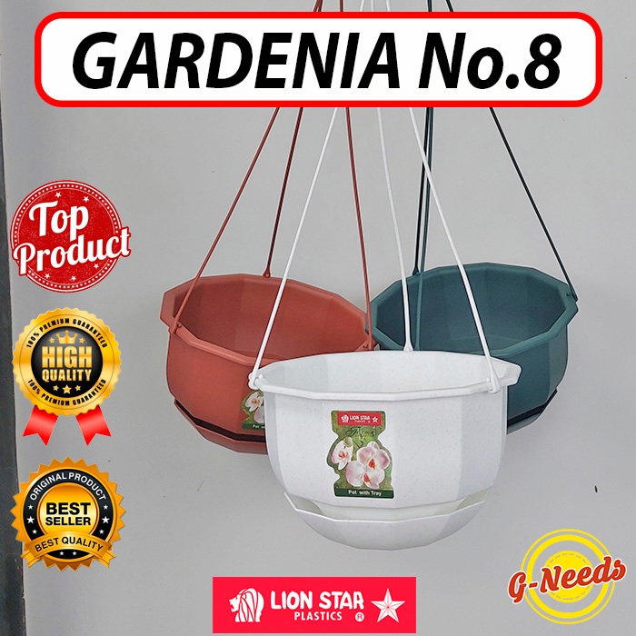 Pot Gantung / Pot Bunga Gantung GARDENIA No 8 Lion Star