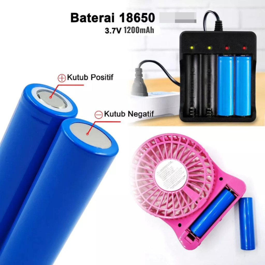 OC Baterai PB/Rokok Elektrik Vape/18650 1200mAh