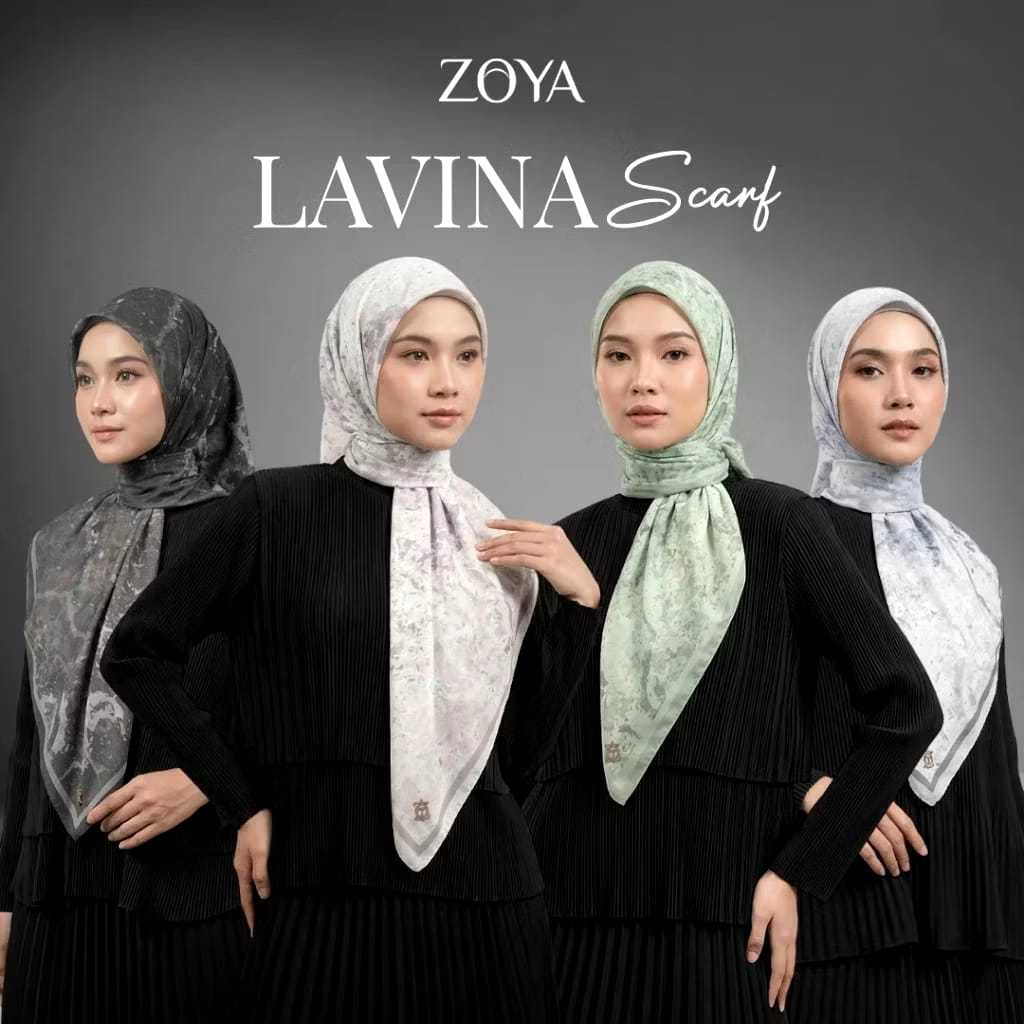 LAVINA PRINT SCARF ZOYA WITH BOX