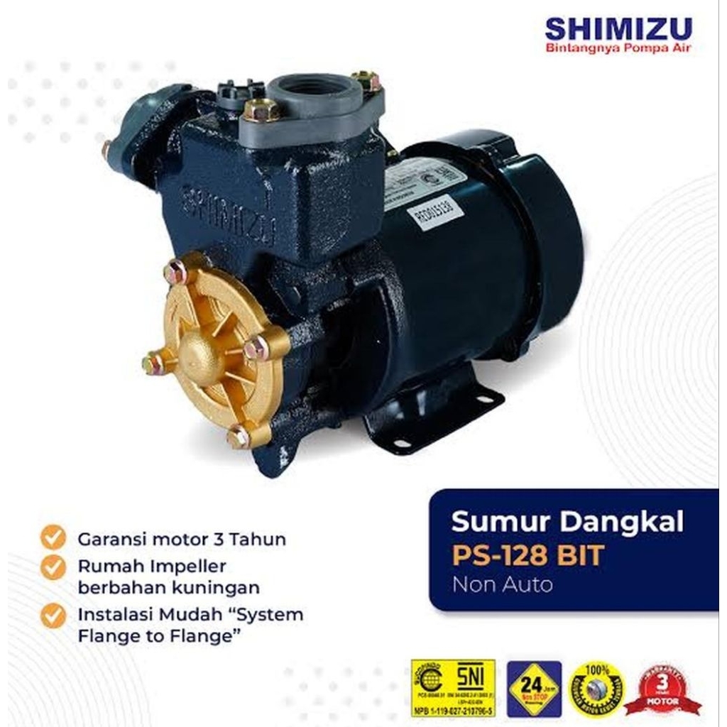 POMPA AIR MANUAL SHIMIZU PS-128BIT / POMPA AIR MANUAL SHIMIZU
