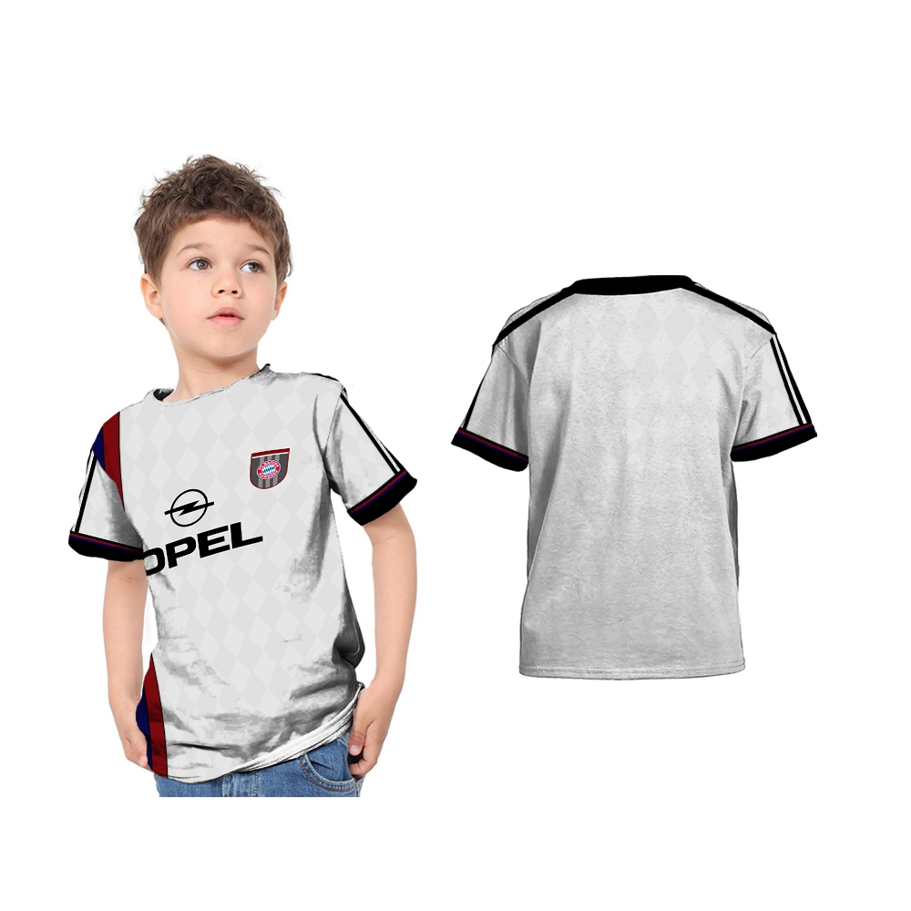 Baju Kaos Tshirt Anak Jersey FC Bayern Munchen Vintage 1996-1998 , 1998-2000 , 2014-2015 olahraga Se