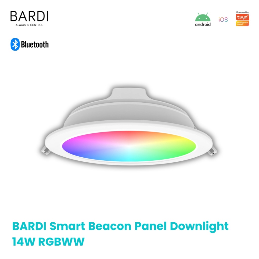 BARDI Smart Home Beacon Panel Downlight 14W RGBWW BLUETOOTH