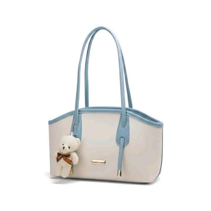 Tas Totebag Wanita Terbaru - Tas Wanita - Totebag Kuliah Lucu Kulit PU Premium Cocok Untuk Kuliah & 