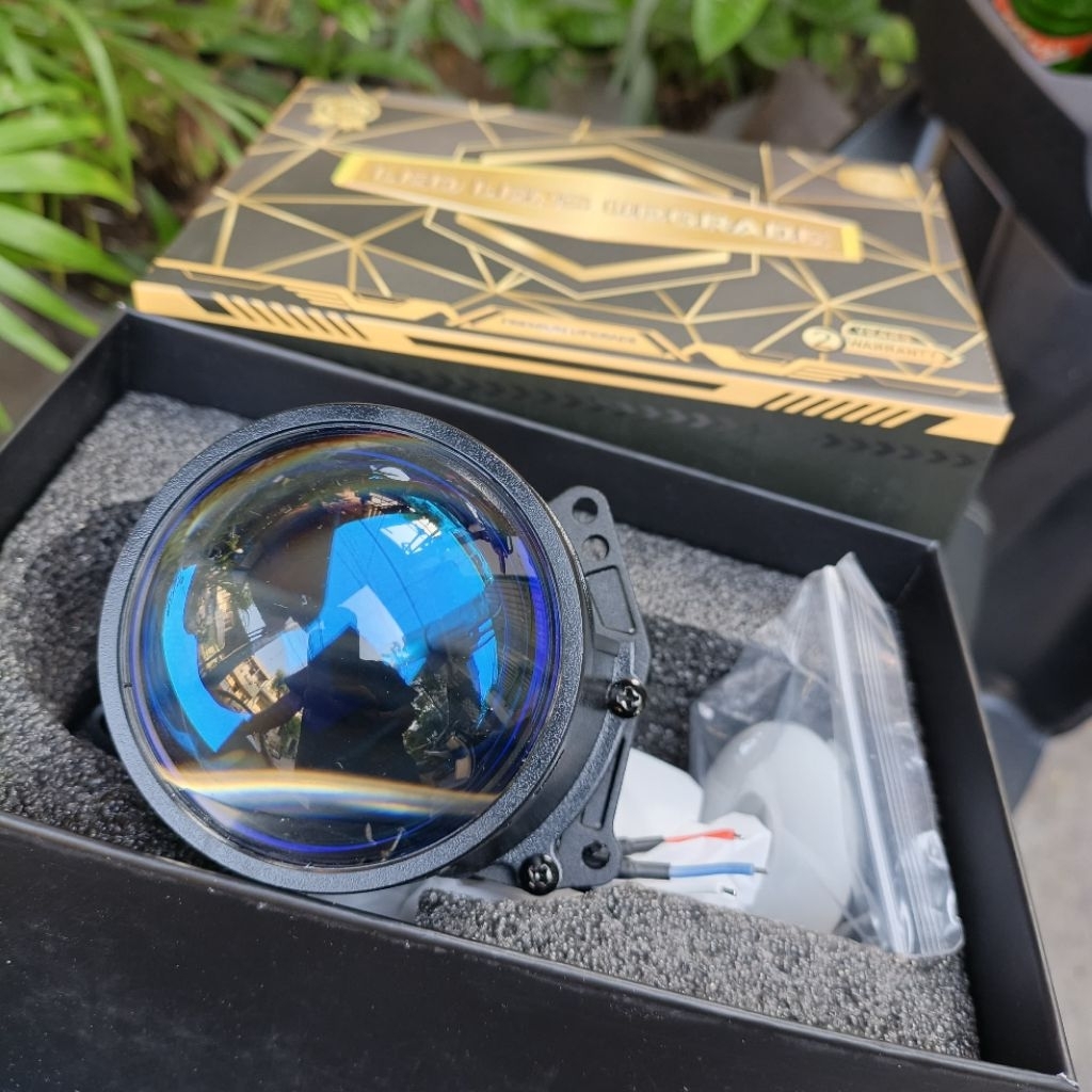 BILED HRJ 2,5 INCH BILED 2,5INCH LENSA BLUE LENS 74watt/84watt motor mobil