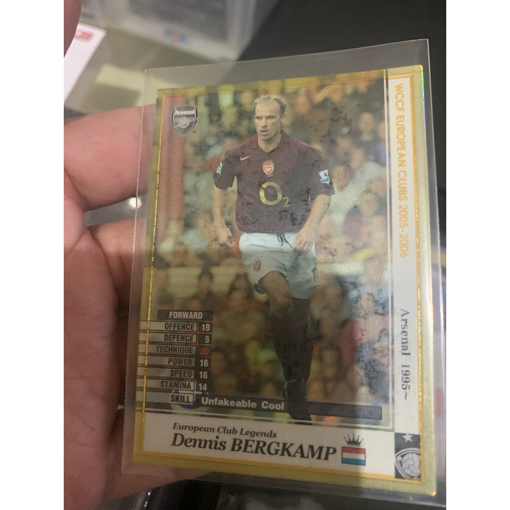 Dennis Bergkamp WCCF 2005-2006 European Club Legends Arsenal Maroon