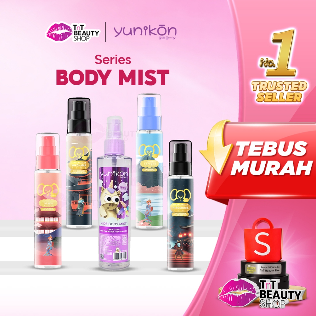 Yunikon Kids Body Mist All Varian / Minyak Wangi Anak-Anak / Parfum Anak-Anak 100ml  | TnT Beauty Sh