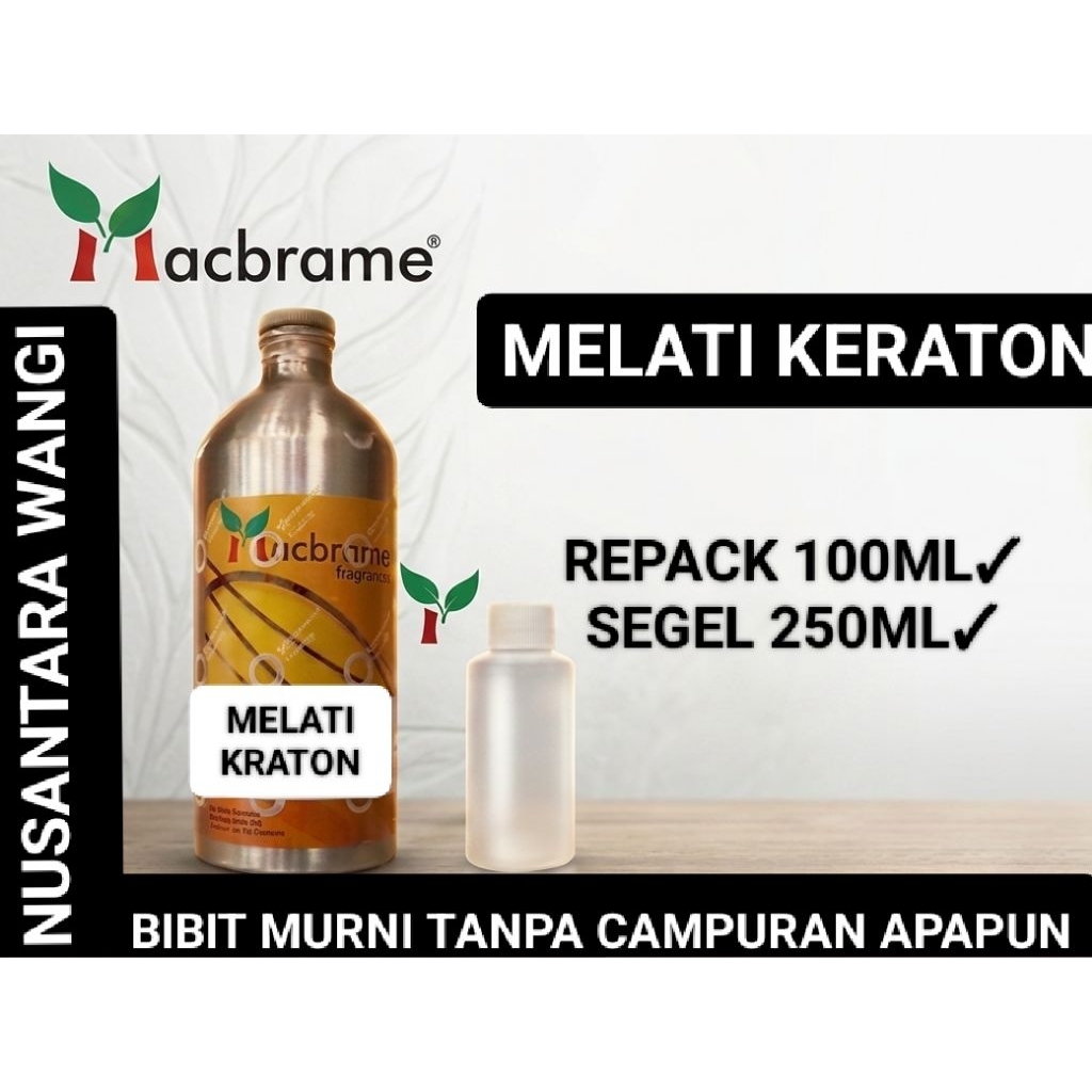 (100ML) MELATI KERATON MACBRAME 100ML & 250ML / BIBIT PARFUME MURNI MELATI KERATON by MACBRAME SEGEL