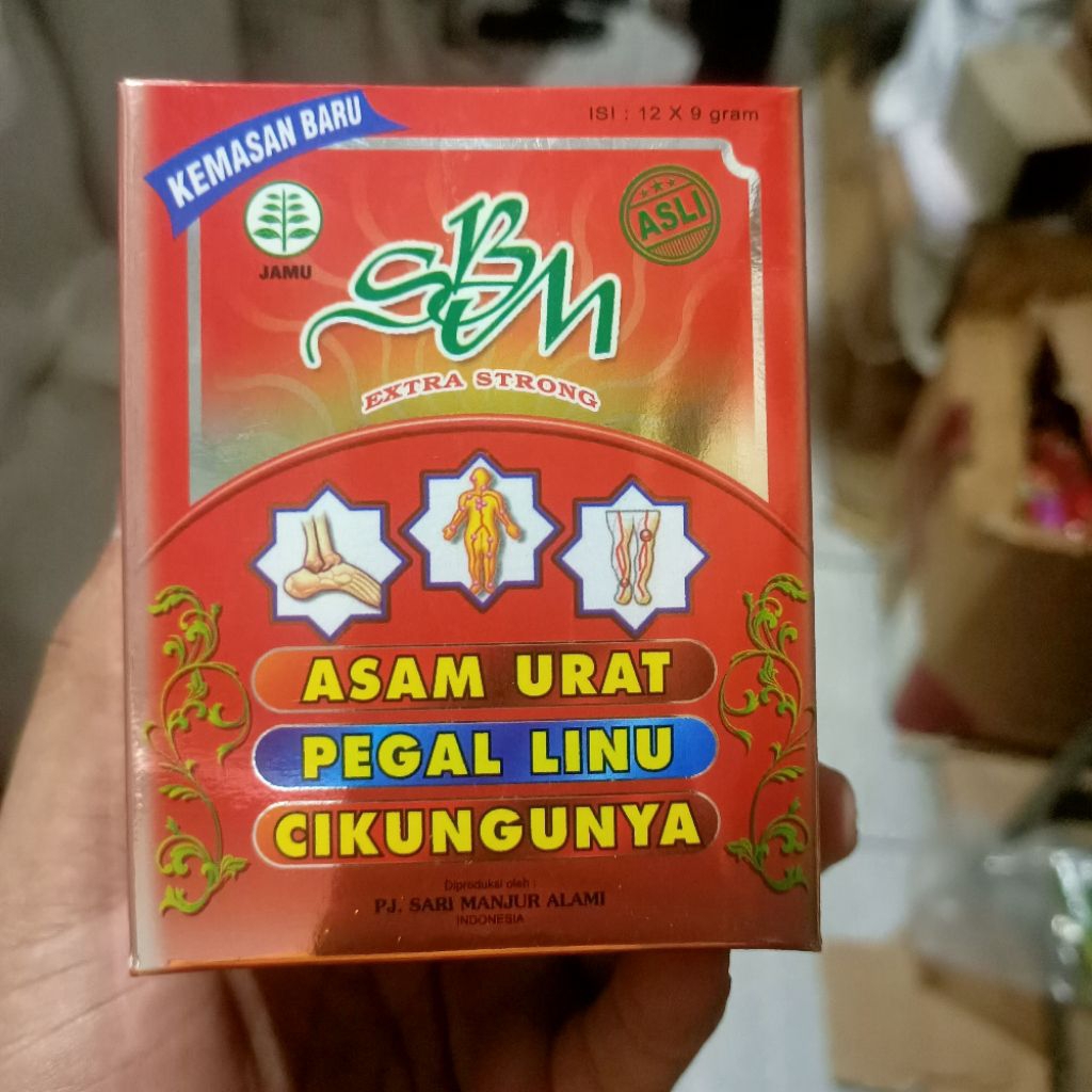 SBM asam urat jamu asli original