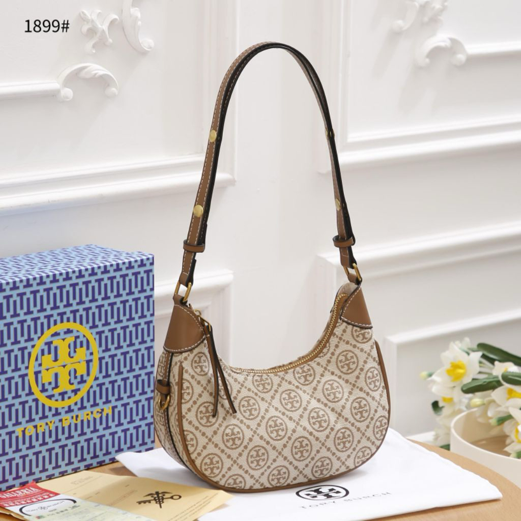 Sling Bag Tas Selempang Tas Hangout Dompet TB Kanvas Tory Burch