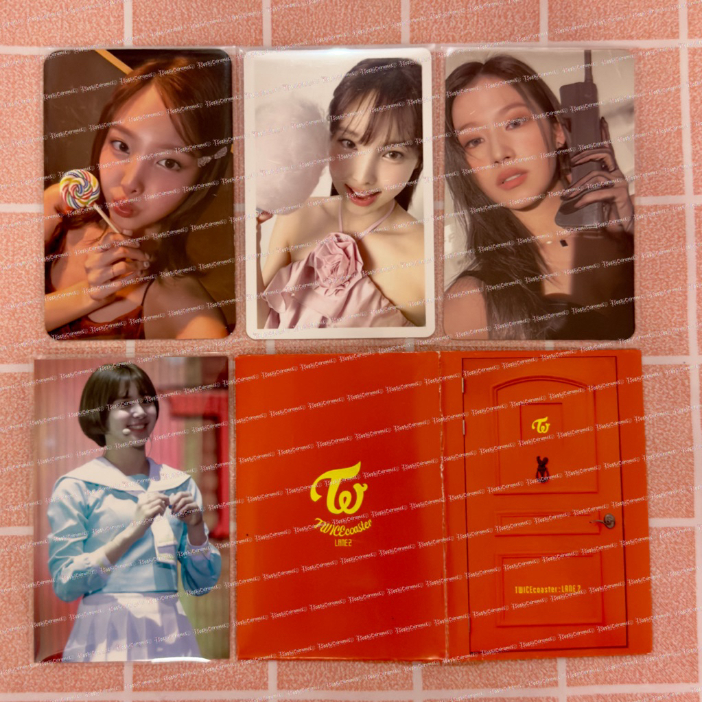 [BACA DESC] PC PHOTOCARD TWICE NAYEON CHAEYOUNG POB WITH YOU-TH BETWEEN 1&2 HAREHARE THAILAND TWICEC