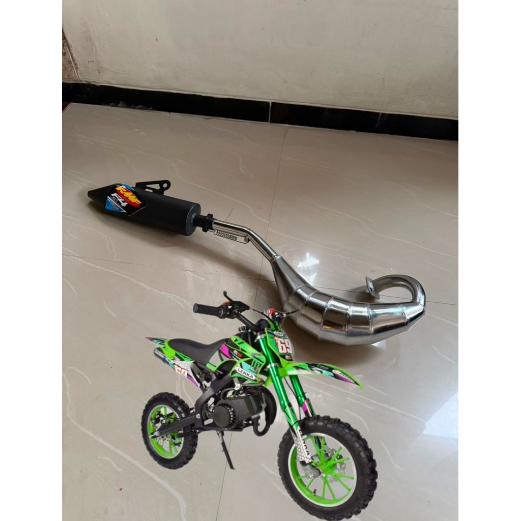 KNALPOT MINI TRAIL 50 CC CROM