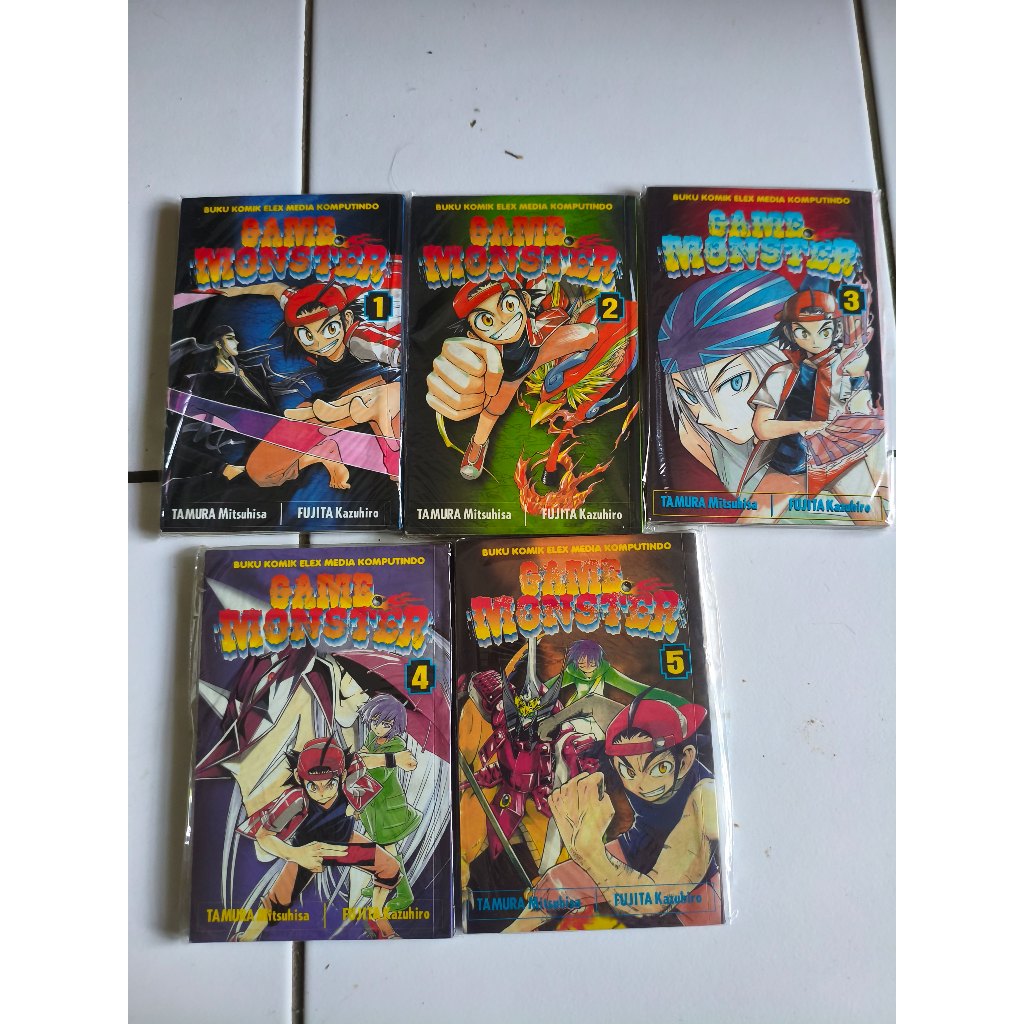 Komik Game Monster Vol 1-5 Set