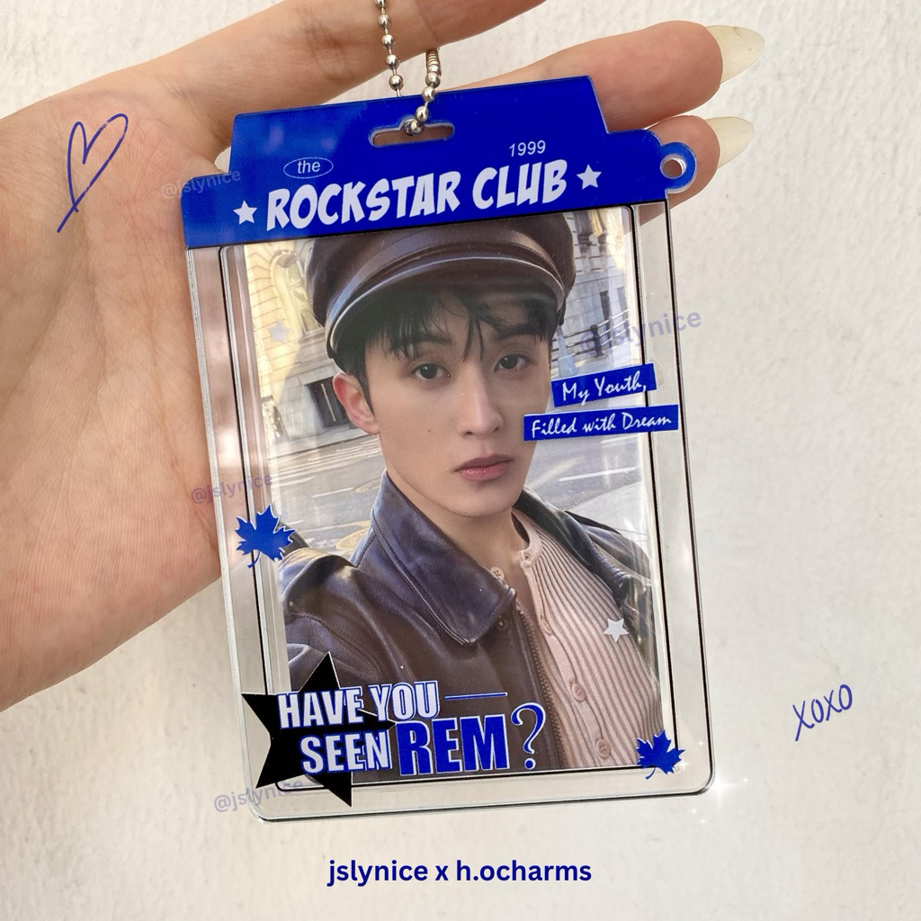 Cahol Mark Lee Rem Photocard Pc Holder (cahol saja, tidak termasuk pc)