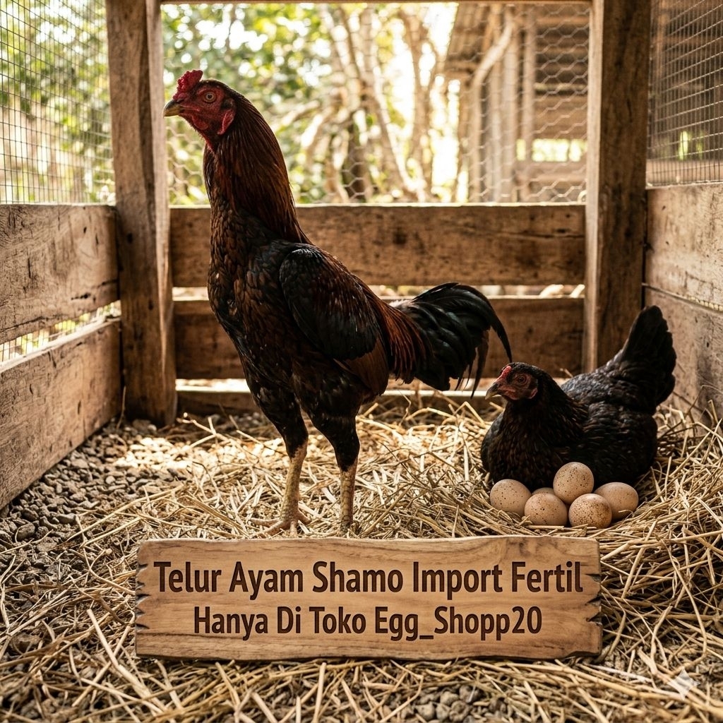 Telur Ayam Shamo Import Fertil siap untuk ditetaskan Egg_shopp20