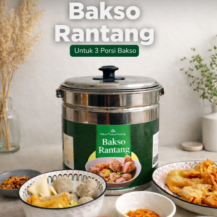 Hampers Bakso Rantang Premium | Bakso Mawar Malang | Oleh - oleh khas malang