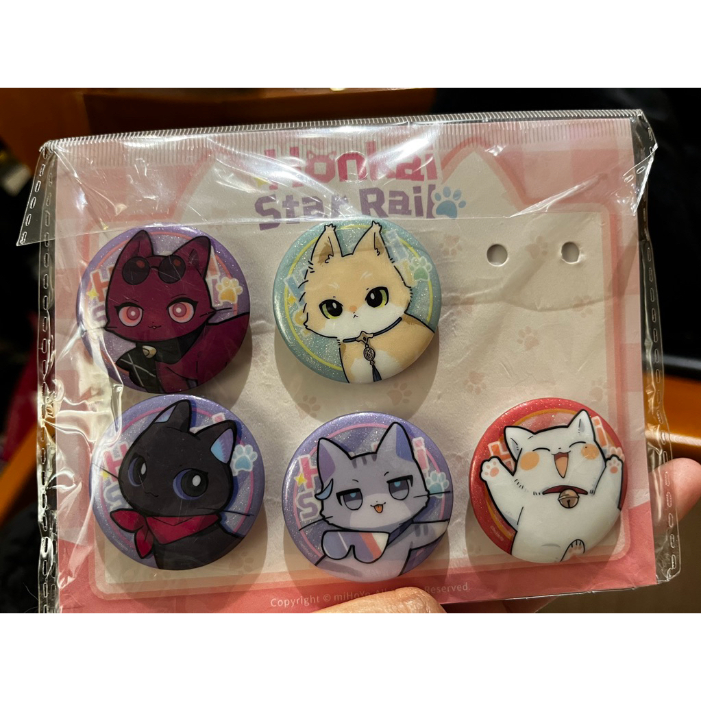 [READY STOCK] Honkai Star Rail Cat Badge