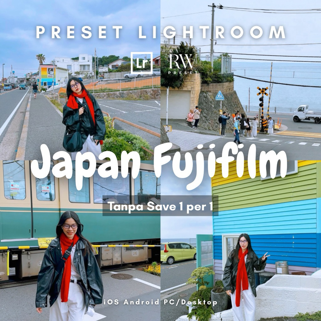 Presets Lightroom Japan Fujifilm iOS Android Deskop | Preset Japan Fujifilm