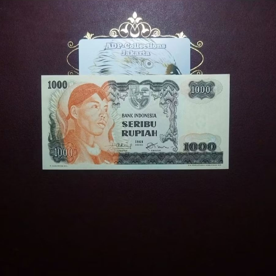 Uang Kuno 1000 Sudirman 1968