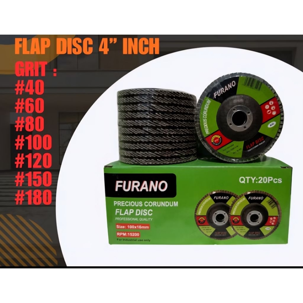flap disc 4"