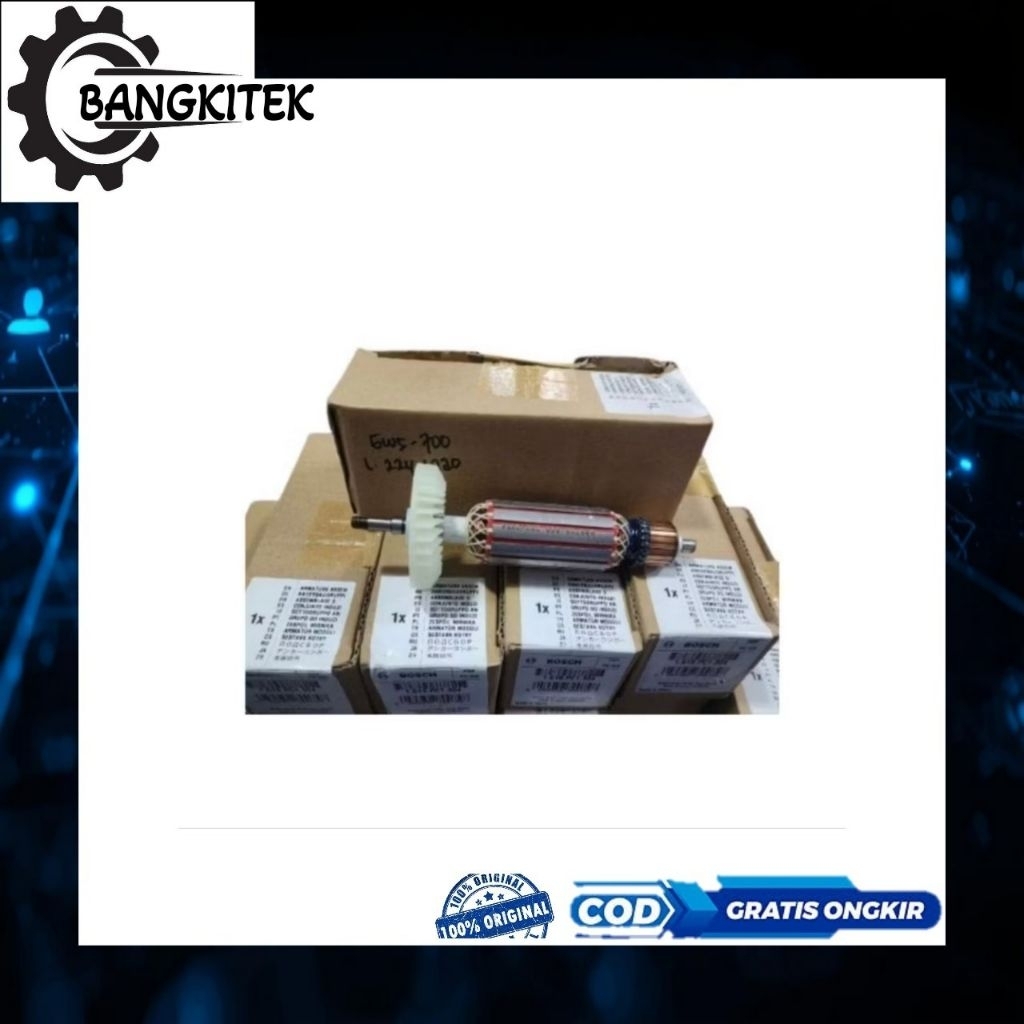 Armature BOSCHH ORIGINAL GWS 700,GWS 800/Angker Grinda BOSCH GWS 700(100% ORIGINAL)