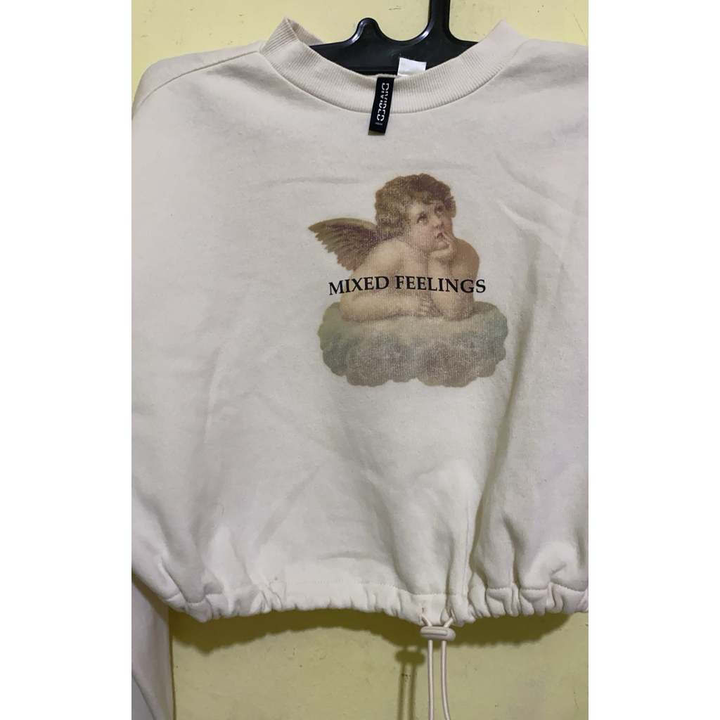 PRELOVED CROP TOP H&M SWEATER