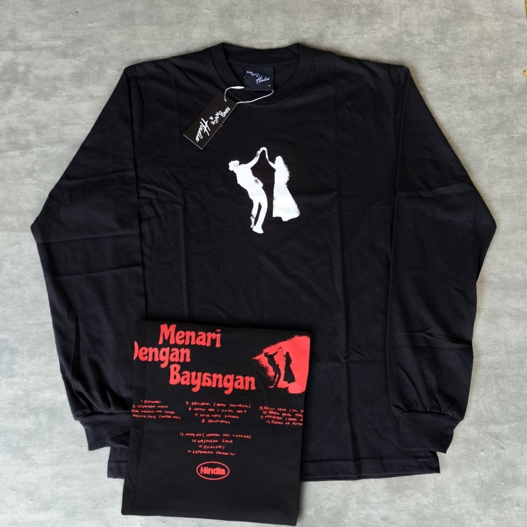 Longsleeve Hindia MDB Tracklist | Hindia Merch Menari Dengan Bayangan