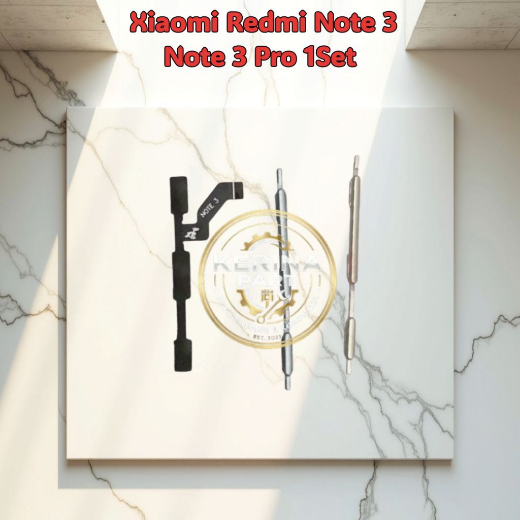 Fleksibel Tombol luar Xiaomi Redmi Note 3 / Note 3 Pro Orginal