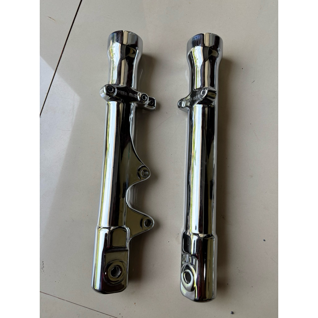 BOTTOM SHOCK VIXION OLD ORIGINAL CHROME