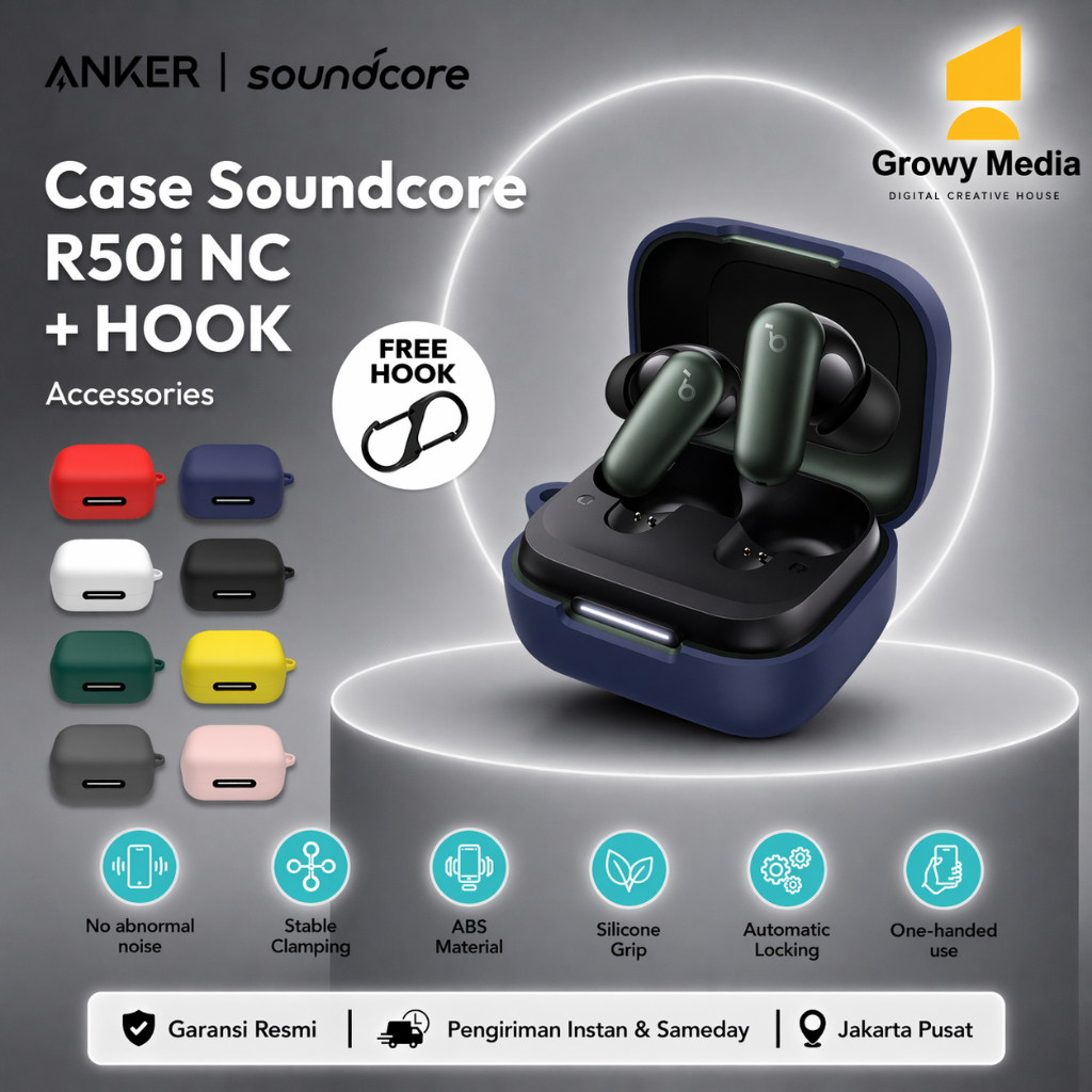 Case Soundcore R50i NC Case Anker r50i NC + HOOK