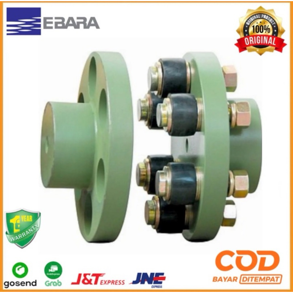 karet coupling pompa air ebara original / rubber kopling pompa ebara